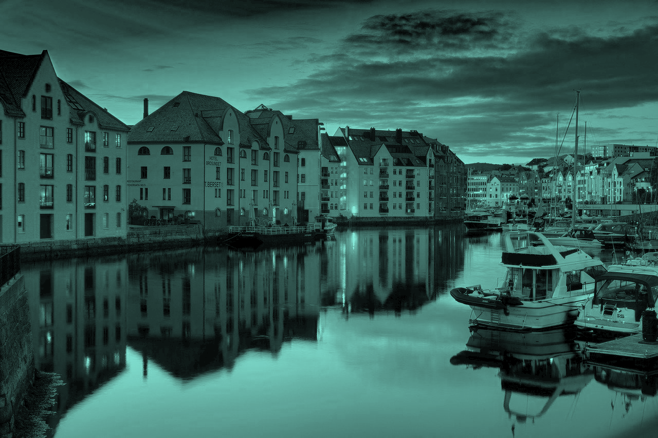  relaxing view of a port filled with boats